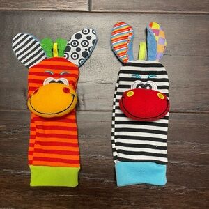 Infant Foot Finders Colorful Animal Socks